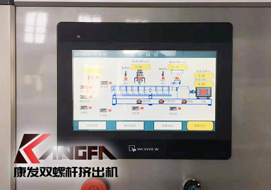 PLC結(jié)合變頻器構(gòu)成的雙螺桿擠出機控制系統(tǒng)實現(xiàn)雙螺桿擠出機電機的無極調(diào)速控制以及料筒恒溫控制